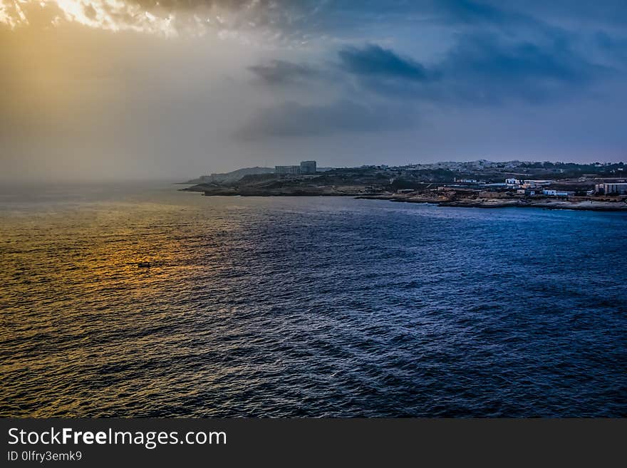 Sea, Sky, Horizon, Ocean