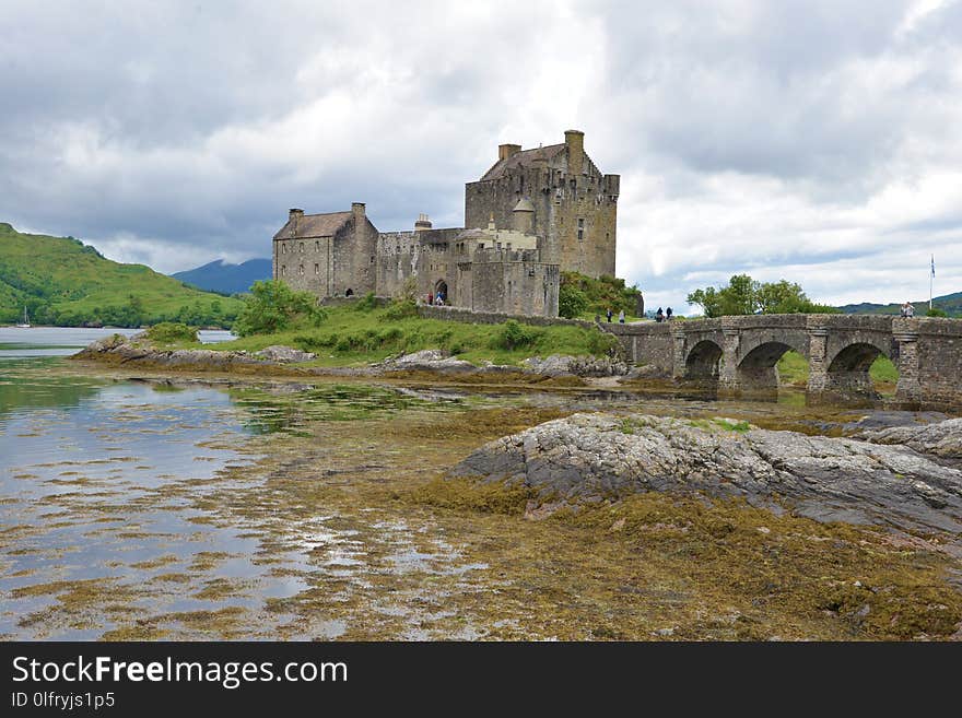 Castle, Highland, Sky, Fortification