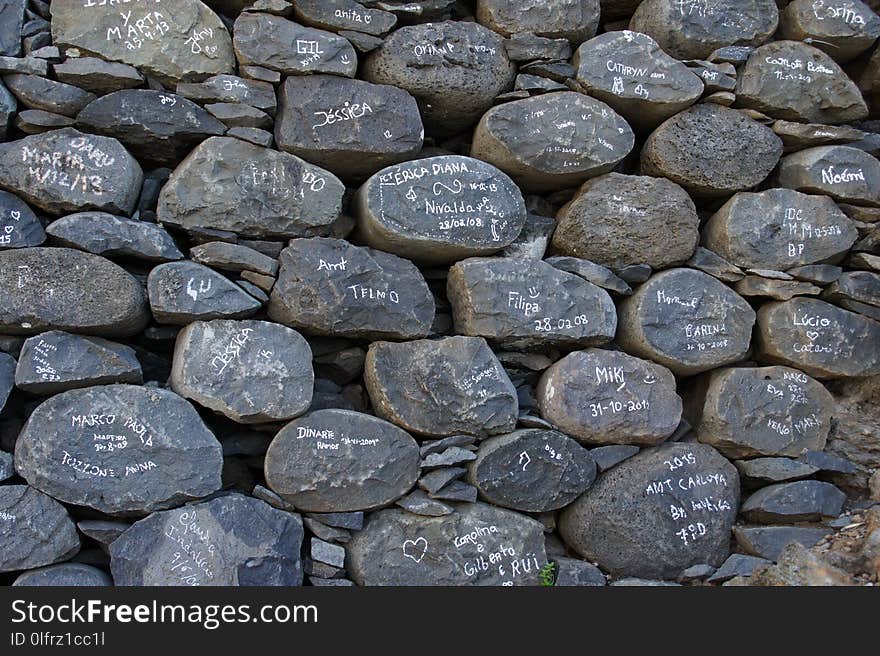 Rock, Stone Wall, Cobblestone, Pebble