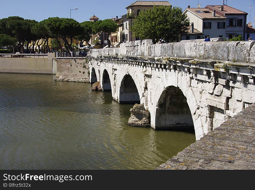 Waterway, Bridge, Arch Bridge, Aqueduct