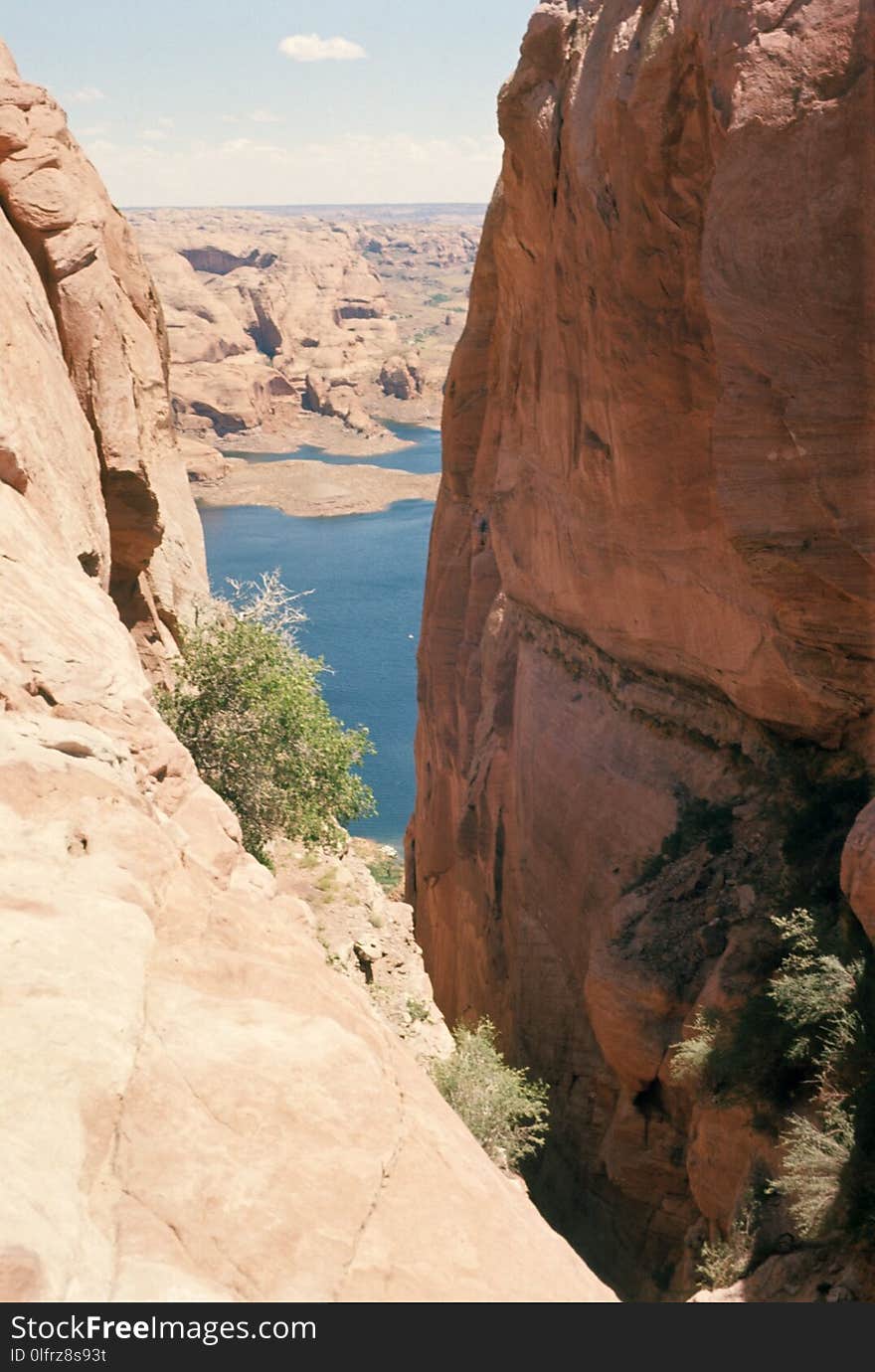 Rock, Canyon, Badlands, Cliff