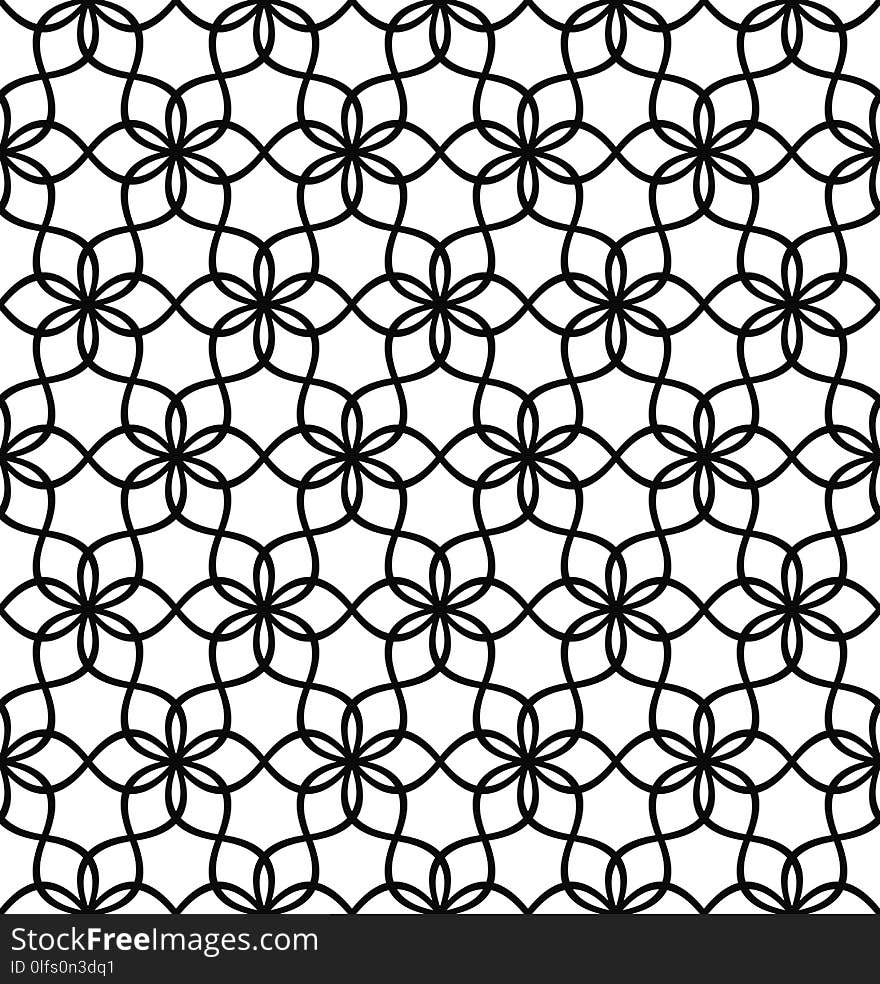 Black, Black And White, Pattern, Design