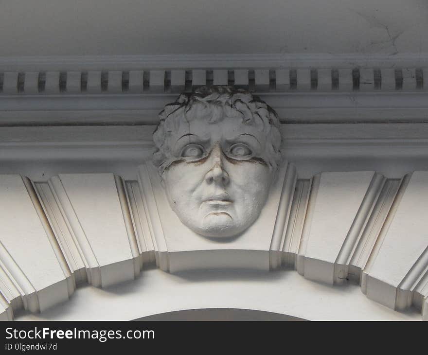 Sculpture, Head, Stone Carving, Statue