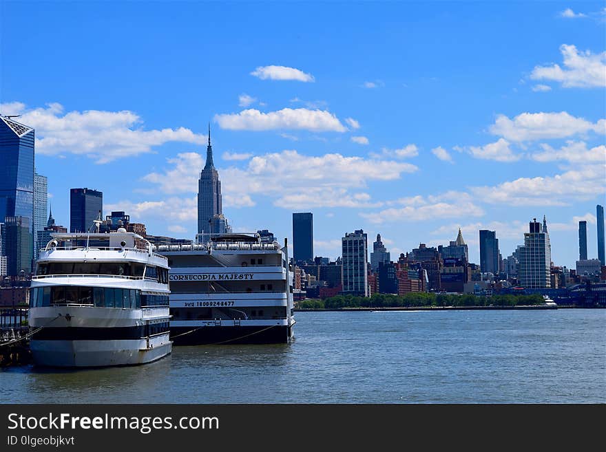 Skyline, City, Sky, Water Transportation