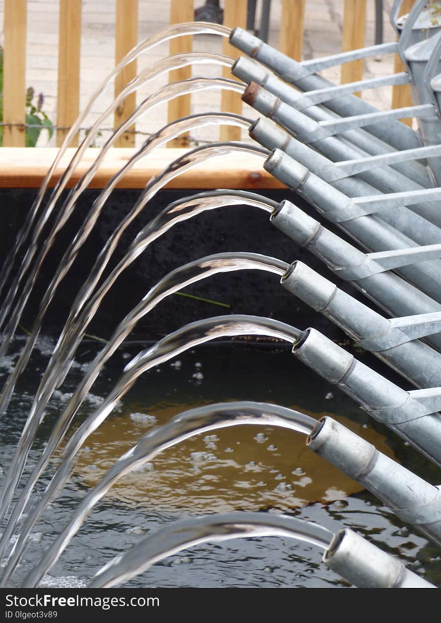 Water, Architecture, Structure, Metal