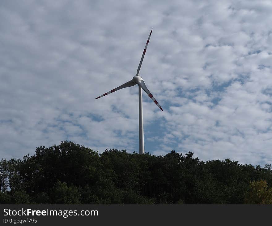 Wind Turbine, Wind Farm, Windmill, Sky