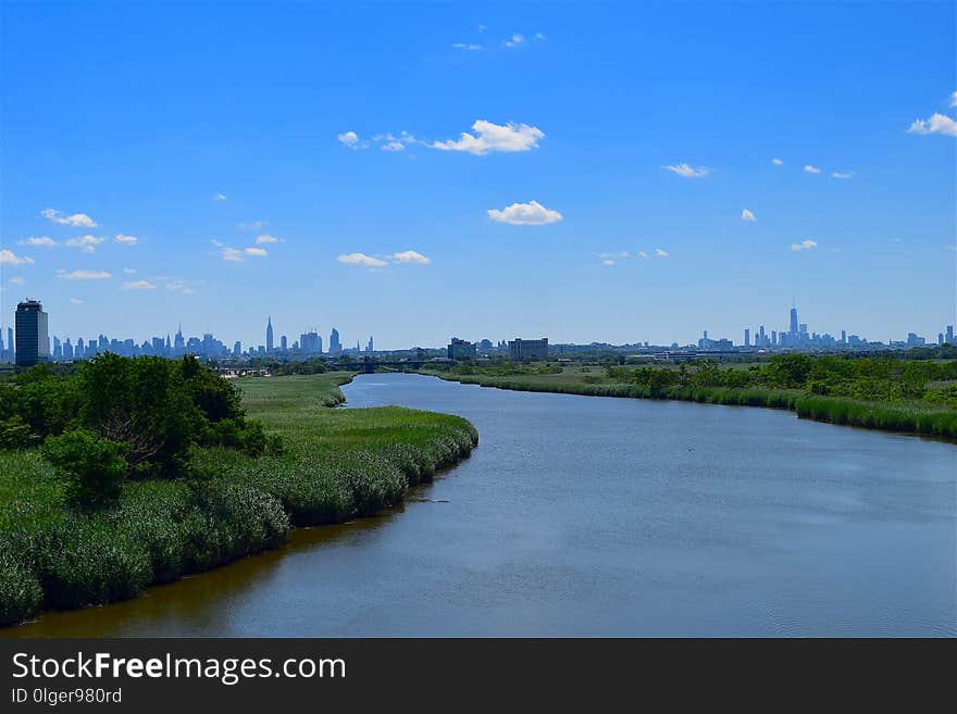 Waterway, Sky, River, Nature