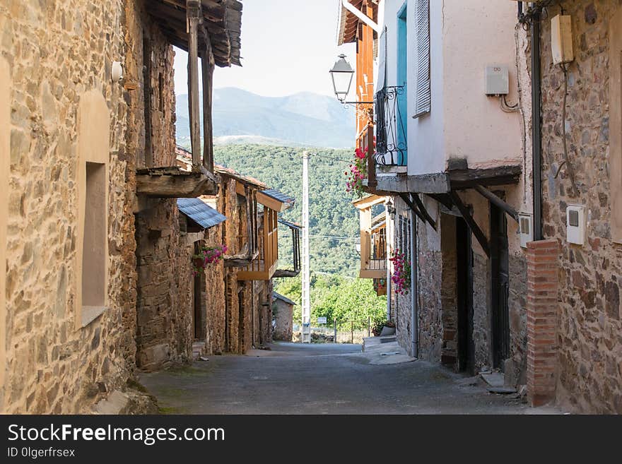 Town, Alley, Neighbourhood, Street