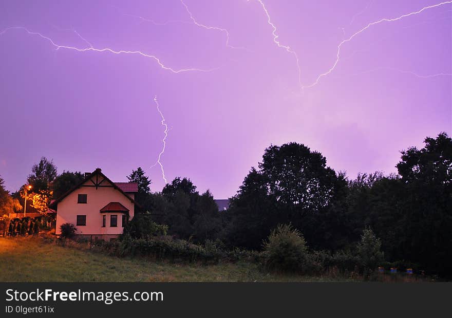 Sky, Lightning, Thunder, Atmosphere