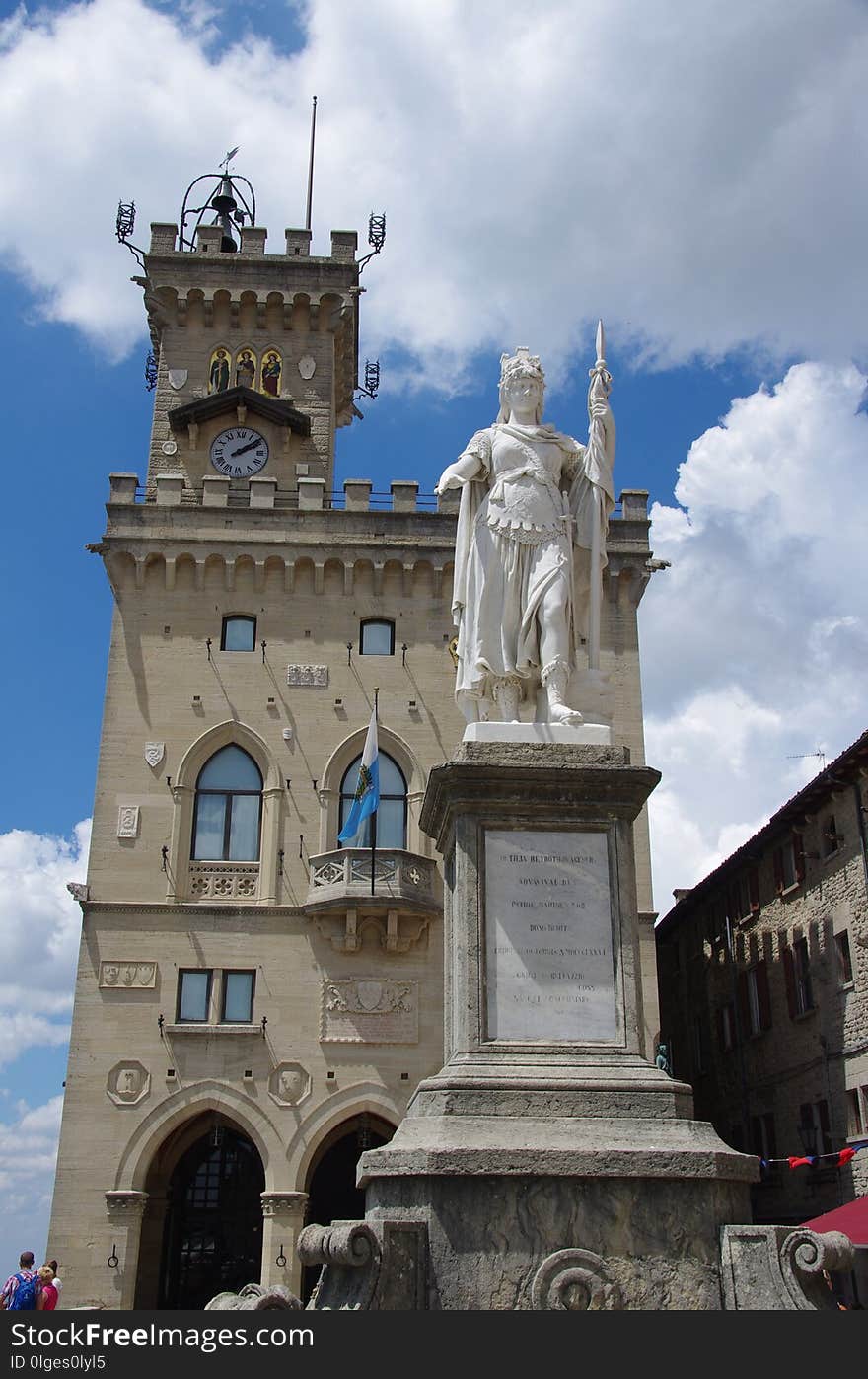 Landmark, Sky, Monument, Statue