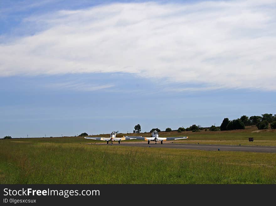 Sky, Grassland, Plain, Field