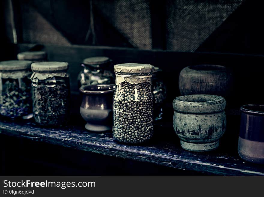 Medicinal plants drying outdoors, detail of alternative medicine. Medicinal plants drying outdoors, detail of alternative medicine