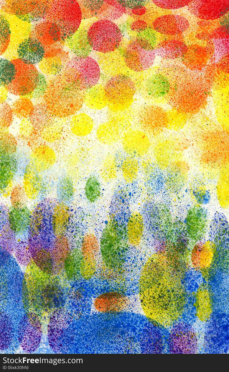 Art Design Abstract background Hand watercolor dot and painting on paper. Art Design Abstract background Hand watercolor dot and painting on paper.