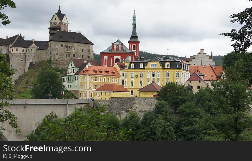 Château, Building, Castle, Town