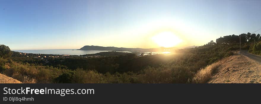 Sky, Morning, Horizon, Coast