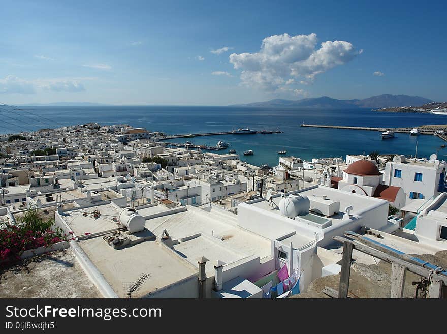 Sea, Sky, City, Tourism