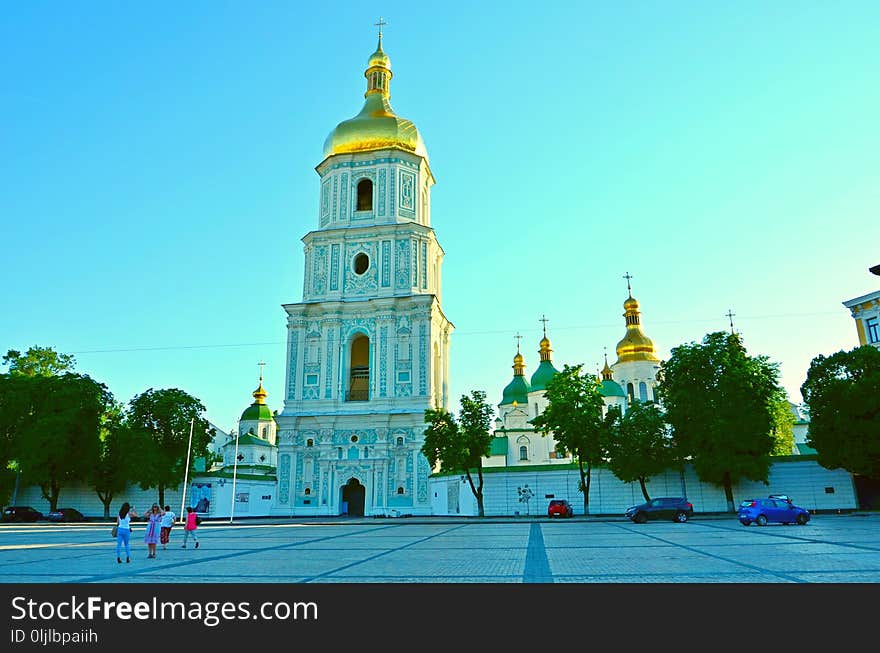 Landmark, Sky, Steeple, Place Of Worship