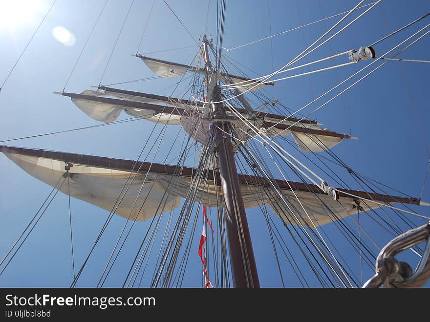 Sailing Ship, Tall Ship, Ship, Brigantine