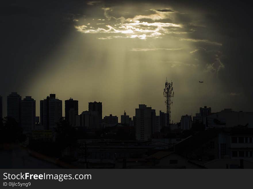 Sky, Skyline, Cityscape, Metropolis