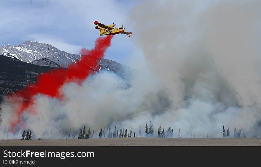 Geological Phenomenon, Wildfire, Stunt Performer, Smoke