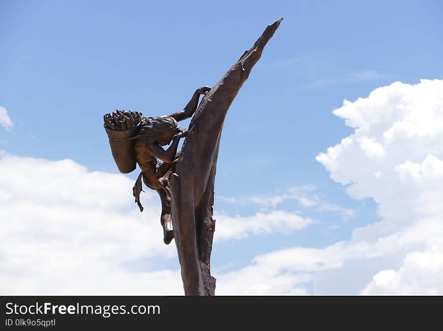 Sky, Statue, Monument, Cloud