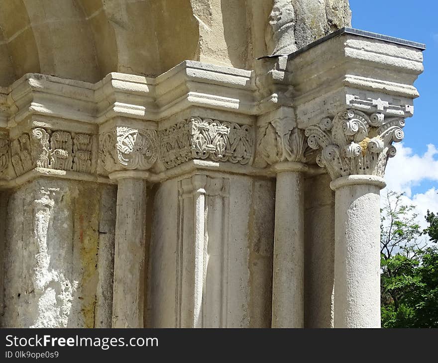 Column, Historic Site, Ancient Roman Architecture, Landmark