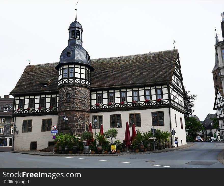 Building, Town, Medieval Architecture, Château