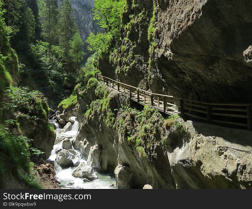 Nature Reserve, Water, Ravine, Stream