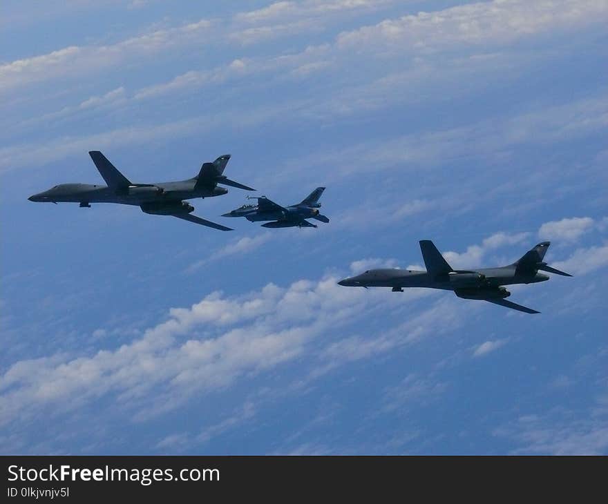 Airplane, Sky, Aircraft, Flight