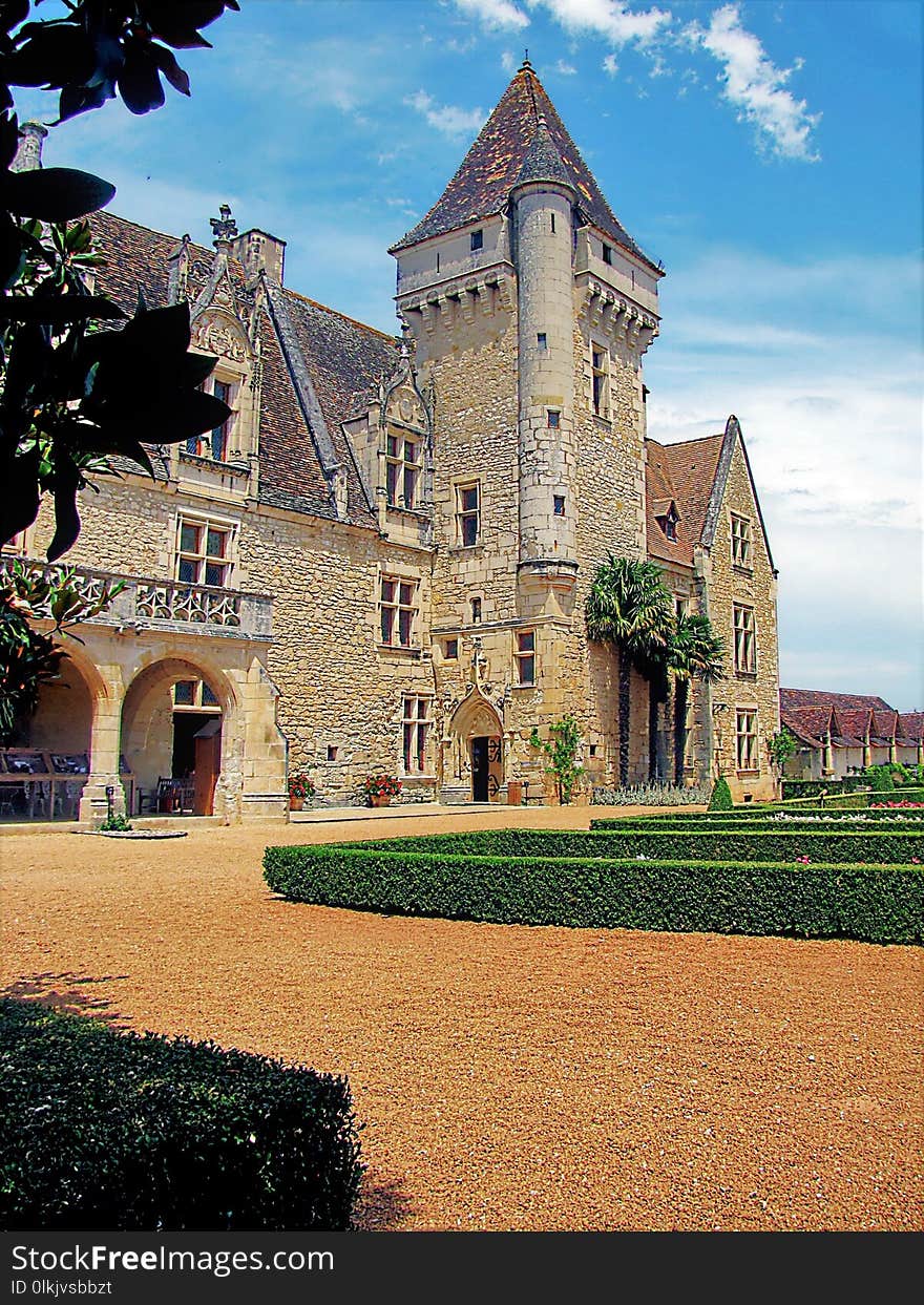 Château, Sky, Landmark, Stately Home