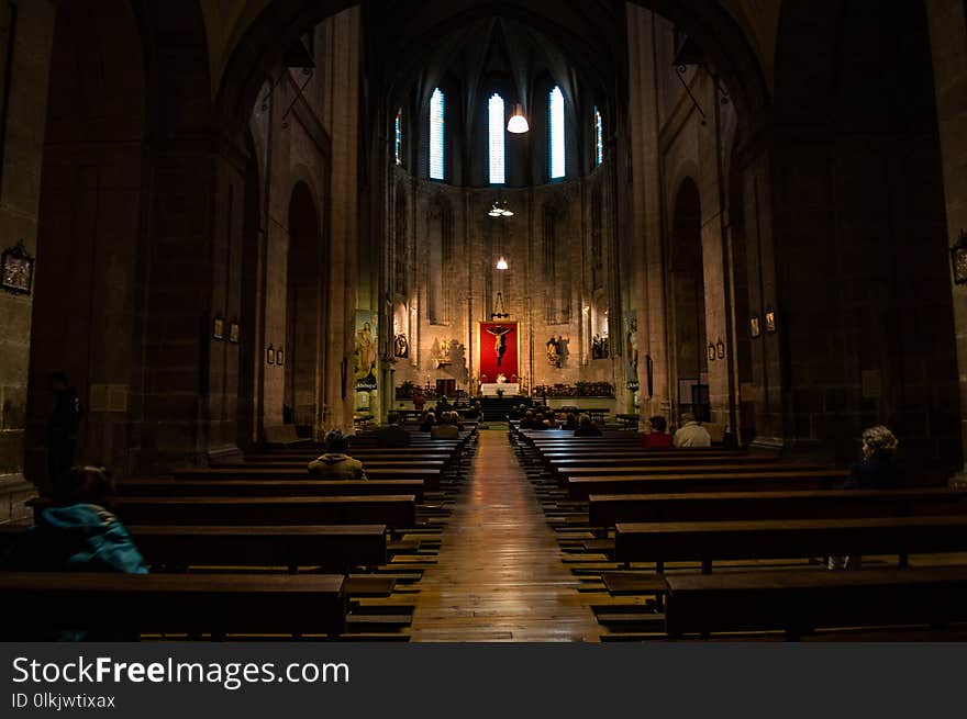 Cathedral, Building, Place Of Worship, Light