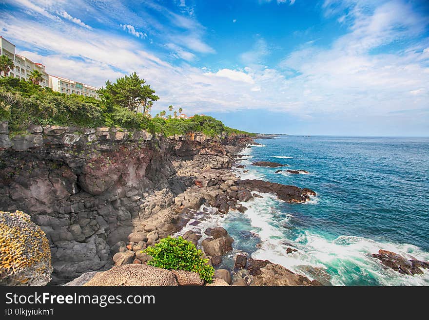 Sea, Coast, Sky, Body Of Water