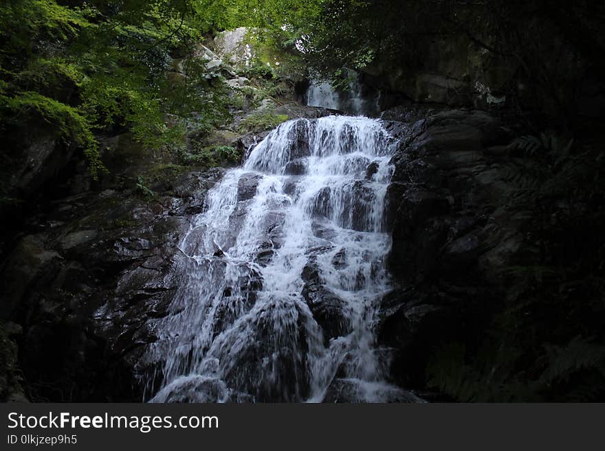 Waterfall, Water, Nature, Body Of Water