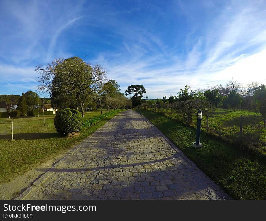 Sky, Cloud, Road, Nature