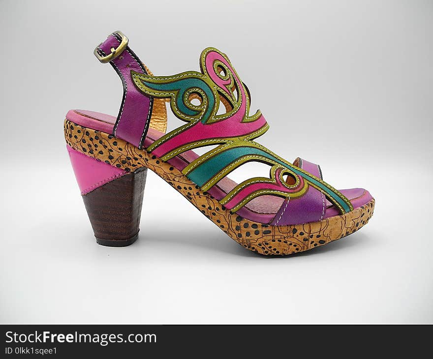 Footwear, Shoe, Purple, High Heeled Footwear