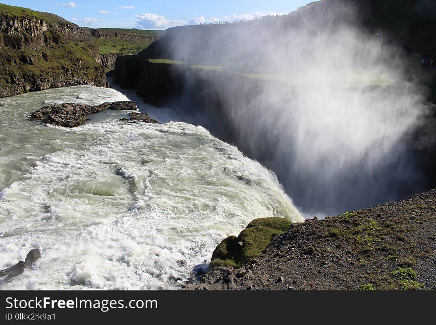 Waterfall, Body Of Water, Water, Water Resources