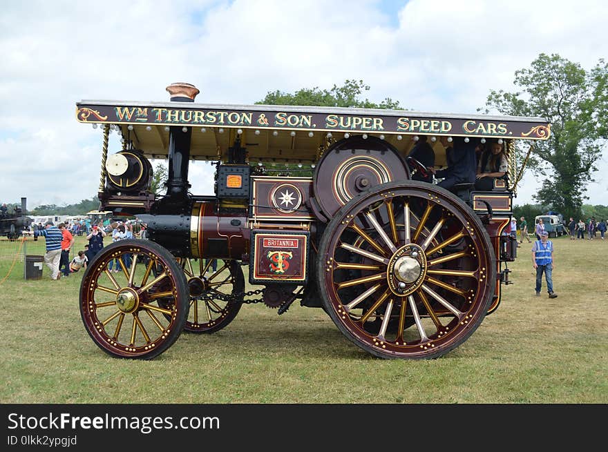 Steam Engine, Motor Vehicle, Wagon, Mode Of Transport