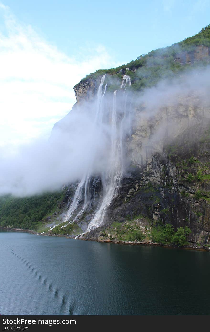 Waterfall, Nature, Water, Body Of Water