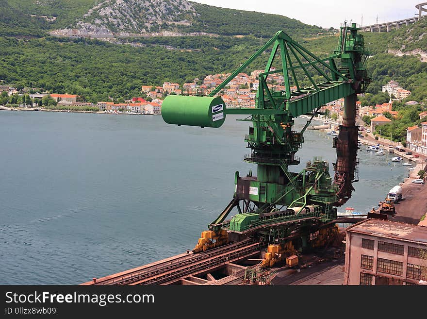 Waterway, Water Resources, Port, Crane Vessel Floating