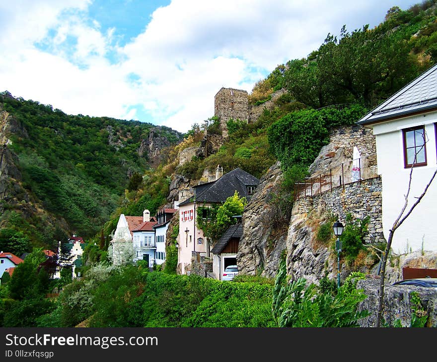 Mountain Village, Mountainous Landforms, Mountain, Sky