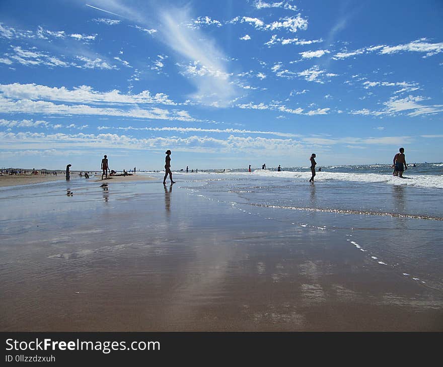 Sea, Sky, Cloud, Horizon