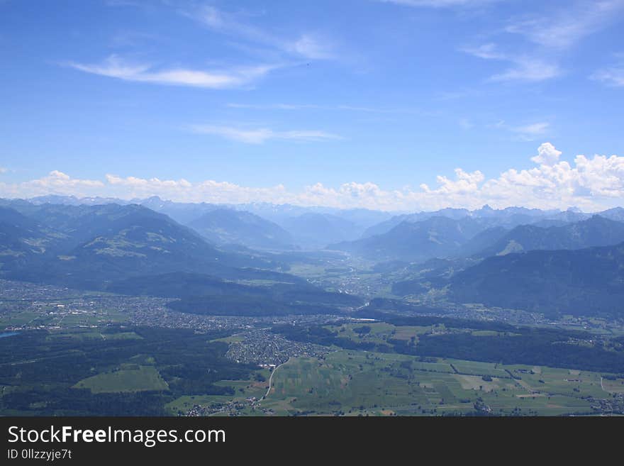 Sky, Mountain Range, Mountainous Landforms, Mountain