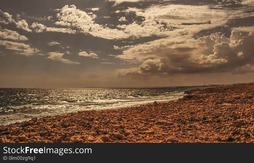 Sky, Sea, Horizon, Shore