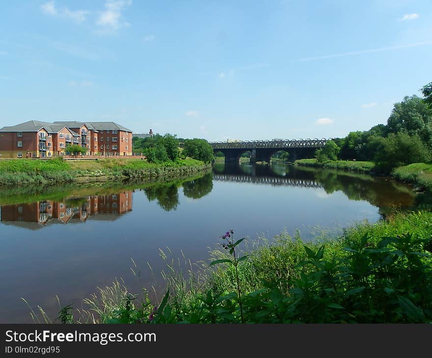 Reflection, Waterway, Sky, Water