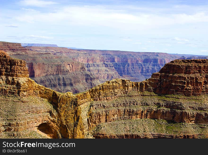 Badlands, Canyon, National Park, Escarpment