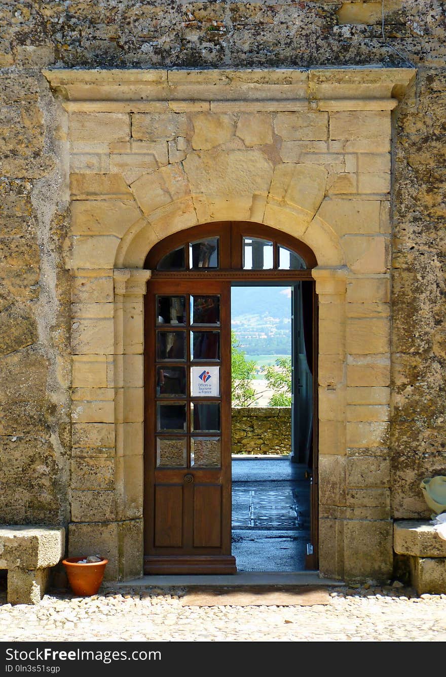 Door, Arch, Wall, Window