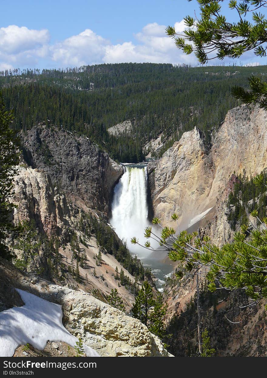 Waterfall, Nature Reserve, Water, Water Resources