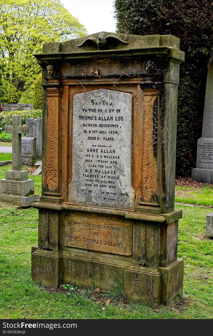 Grave, Headstone, Cemetery, Memorial