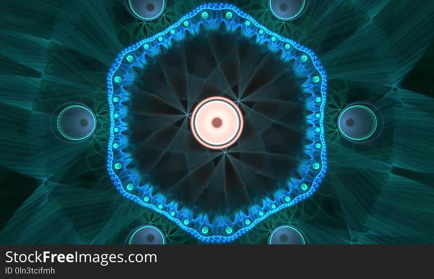 Fractal Art, Circle, Organism, Symmetry