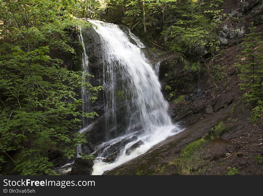 Waterfall, Nature, Water, Nature Reserve